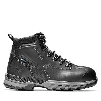 Timberland PRO Downdraft Alloy Toe - Cierne 6 Inch Cizmy Panske, T0201SK